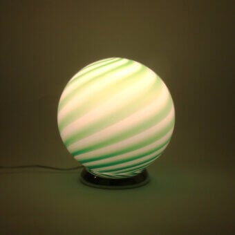 1295 Murano Candy Table Lamp - Green Mint