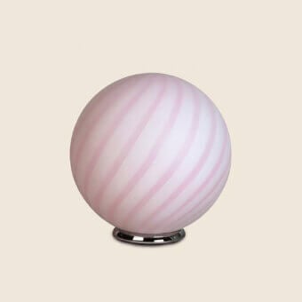 1295 Murano Candy Table Lamp - Marshmallow Pink