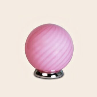 1295 Murano Candy Table Lamp - Pink