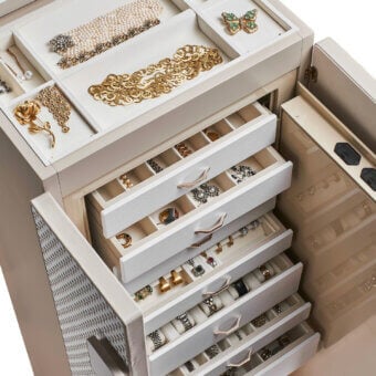 Agresti Gioia Intreccio Armoire with Safe