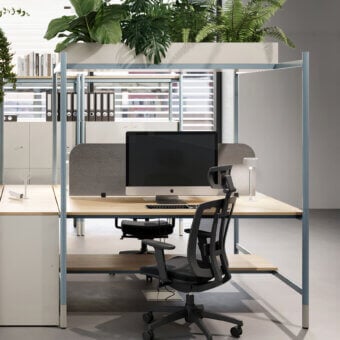 Codutti 2BE Office 2-Seat Workstation Desk