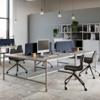 Codutti 2BE Office 4-Seat Workstation Desk