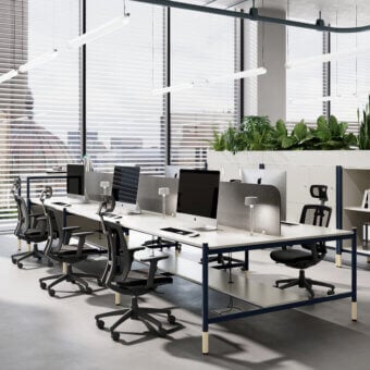 Codutti 2BE Office 6-Seat Workstation Desk