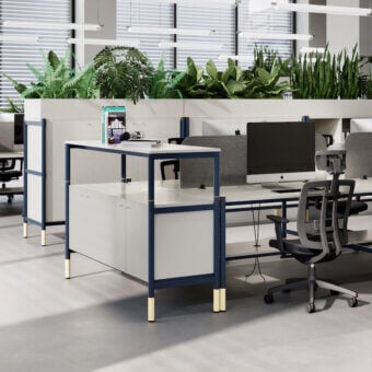 Codutti 2BE Office 6-Seat Workstation Desk