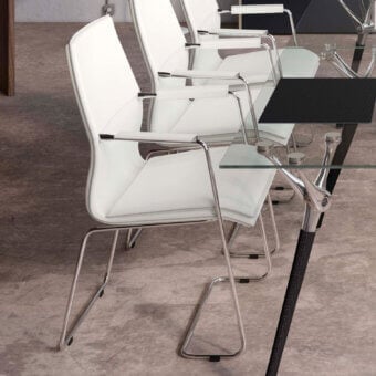 Codutti Genesis Office Armchair with Sled Base