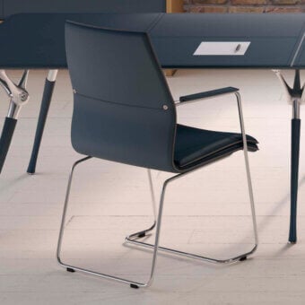 Codutti Genesis Office Armchair with Sled Base