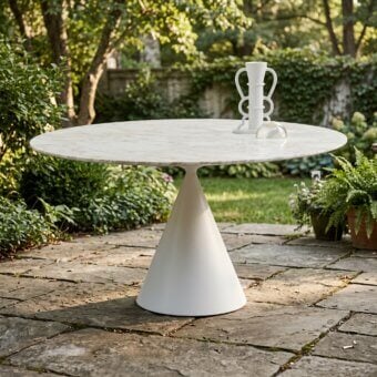 Desalto Clay Marble Top Outdoor Table
