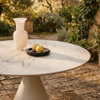 Desalto Clay Marble Top Outdoor Table