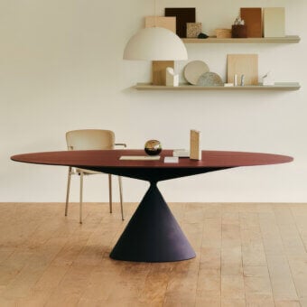 Desalto Clay Wooden Top Table