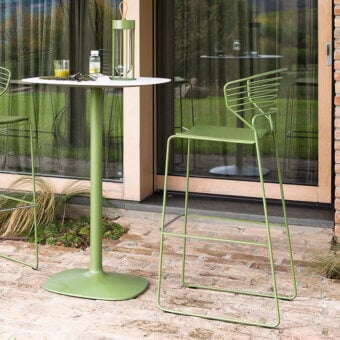 Desalto Koki Wire Outdoor Barstool