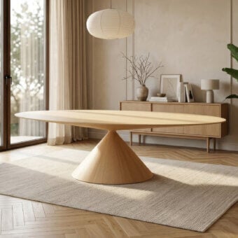 Desalto Maxi Clay Wood Table