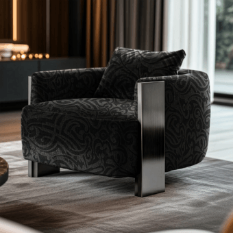 JR Home by John Richmond ANDREW JR-095 Lounge Chair