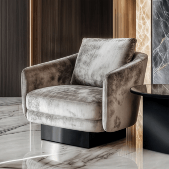 JR Home by John Richmond CLIFF JR-097 Lounge Chair