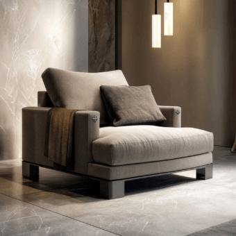 JR Home by John Richmond NOEL JR-726 Lounge Chair