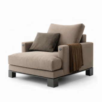 JR Home by John Richmond NOEL JR-726 Lounge Chair