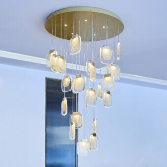 Paolo Castelli Golden Cloud Suspension Lamp