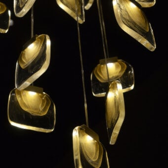 Paolo Castelli Golden Cloud Suspension Lamp