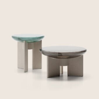 Paolo Castelli Lens Coffee & Side Table