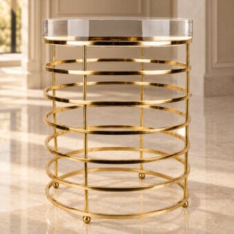 Selezioni Domus Plexi Circle Side Table