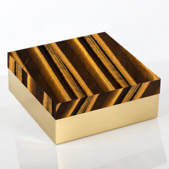 Selezioni Domus Occhio di Tigre Decorative Box