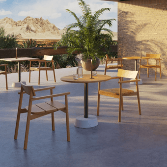 Unopiù Pertre Bistrot Table