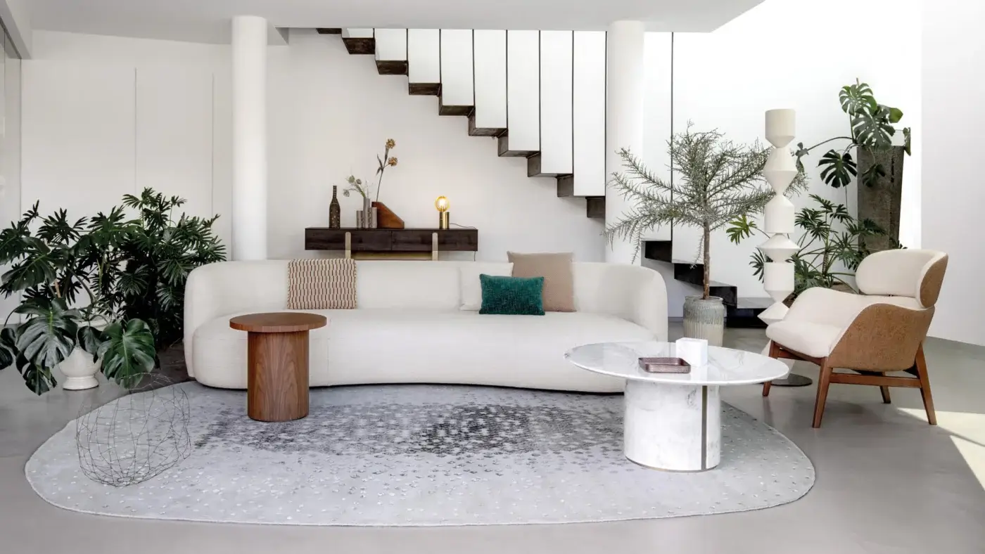 Distinguished Capital Ercolino coffee table built in luminous marble with a dark-toned walnut wood base and smooth finish