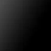 Black gradient background with white sans-serif text “cristallo laccato nero vt03 riflesso” in the lower left, diffused and minimalist composition.