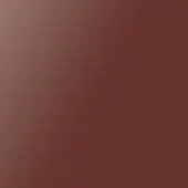 Reddish-brown gradient background, matte brick red tone, lacquered finish effect, subtle text label, even diffuse lighting, color swatch texture.