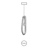 Line drawing of a price tag suspended from a header, featuring an oval shape with looped handle and circular paperclip below.