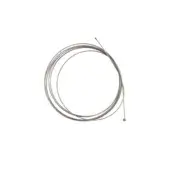 Stainless steel anchor cable with twisted multi-strand construction and gold ball end, displayed on a white background.