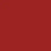 Solid red color field, muted terracotta tone, matte finish, uniform composition, unbroken expanse, no texture or patterns, simple background.