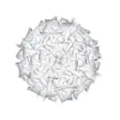 White paper sculpture, radial pattern, layered segments, angular edges, cellular structure, studio lighting, detailed cut-out design.