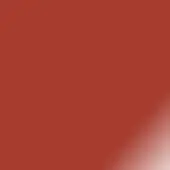 Terracotta gradient background transitions from coral red “laccato lucido rosso corallo nvl” to white, featuring a smooth, glossy, uniform surface.