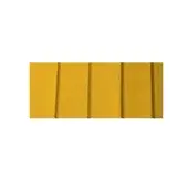 Mustard yellow felt fabric swatch against white background, showing dense texture and vertical lines, presented as a material sample.