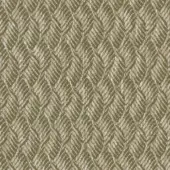 Woven chevron texture in olive green and beige tones, featuring a repeating V-shaped pattern with a nubby, organic quality.