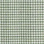 Pied de poule verde pattern with dark green squares on a light beige background in a structured grid layout, matte finish.