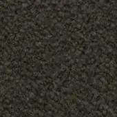 Dark gray granular texture, dense composition of irregular particles, subtle tonal variations, matte finish, even diffuse lighting, solid surface.