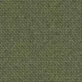 Olive green fabric swatch with a dense, grid weave and matte finish, exhibiting subtle tonal variations and a textured, canvas-like appearance.