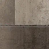 Layered rectangular surface with dark brown and sandy beige textures, coarse granular finish, matte appearance, segmented composition.