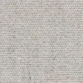 Grey canvas fabric texture displaying a dense, even weave with heathered tonal variations and subtle beige/yellow flecks; matte finish.