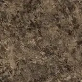 Emperador marble texture displaying swirling brown veins and fissures, polished finish with beige and cream tones, consistent slab pattern.