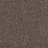 Brown woven fabric swatch with a dense, nubby texture and mottled tonal variations; label reads “malaga 50”.