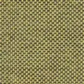 Woven fabric texture, muted olive green, grid pattern of circular perforations, dense matte weave, subtle tonal variations, uniform surface.