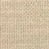 Beige textile sample displaying a consistent, even weave with a subtle speckled effect and matte finish; regular grid pattern visible.