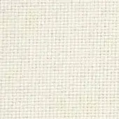 Off-white woven fabric texture with a grid pattern, displaying a plain weave and subtle tonal variations across a matte surface.