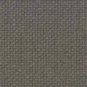 Gray woven textile with grid pattern, displaying a dense, uniform weave and subtle tonal variations across a matte surface.