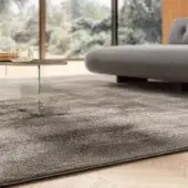 Superior Lago Pulse rug crafted in Italy with hypoallergenic technical materials and textured matte finish