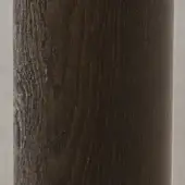 Dark-stained oakwood texture with a pronounced vertical grain pattern, featuring irregular knots and rich brown color variations.
