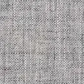 Gray woven textile sample displaying a dense, granular texture with irregular shapes and tonal variations from silver to charcoal gray.