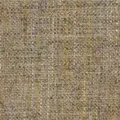 Olive-green fabric swatch displaying a dense, woven grid pattern with beige and gray heathering, exhibiting a matte, slightly rough texture.